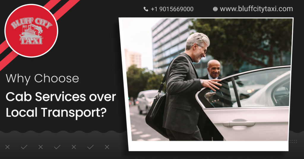 Do you have to go the office? Or need to take your child to the school? We suggest opting for a cab ride over taking the bus for a comfortable journey to your destination. When time is of essence and you need to reach a place on a fixed time, it is always a safer option to choose a cab service. Local transport can be unreliable and make you wait for long hours. Hence, it is always recommended to go for the cab service in your local city. Example, if you are living in Memphis, choose a Memphis cab service for fast and prompt rides instead of waiting long queues at the bus stop. Below, we look at some of the top reasonings to choose a cab ride over local transport. Convenience The market today is inundated with different cab booking apps.Users only need to open an app and they can find a cab easily within minutes. With local transport, you need to go out of the house to get your ride. With booking apps, the cab comes to your doorstep. Moreover, public buses run on a fixed schedule and are not available at early mornings or late nights. With a cab service, you can book a ride 24/7 anytime and anywhere. They offer convenient rides to anywhere in your city, no matter what time of day it is. Comfort Imagine you are picking up your child after school. Waiting for long queues at the bus stop or jostling with the crowds to find a seat can be exhausting for the child after a full day at school. Opting for a cab ride in your cityis a great way to ensure a comfortable commute back home. So, if you’re living in Memphis, booking Memphis school cabs, can give you comfort as well as privacy for the duration of your ride. Your child can have a quick nap on the way. Book in advance With app-based cab services, commuters have the option to pre-book a ride in advance. This is greatly helpful when you have an important deadline to reach somewhere and cannot afford to get late. Whether you have an urgent meeting to attend or a flight to catch, booking rides in advance will help save youtime. What’s even better, users can make these pre-bookings with any advance payment. Goes to all locations Commuters who take the bus can only find a ride within the available bus routes. If the street you live on is not covered by an existing bus route, then it is impossible for you to get a ride home on the bus. With cab booking apps, there are no such restrictions. Once you book a ride, it will go to all locations within your city. They have easy pick-up and drop-off services for all passengers. No matter where you live, the ride will come to the doorstep. Luggage space Travelling with luggage in a public transport can be troublesome, especially if you have multiple bags. Book for a cab ride and you can keep the bags behind in the trunk and sit comfortably. In fact, if you’re travelling somewhere with excess baggage,users can even request for a larger vehicle so you may have more space to keep your bags. Conclusion Now that we have discussed all the above points, you surely agree that opting for cab services is much better than the local transport option. If you live in Memphis city and are looking for a reliable and reputable Memphis cab service, you can get in touch with Bluff City Taxi. We provide comfortable and affordable rides for commuters in Memphis.